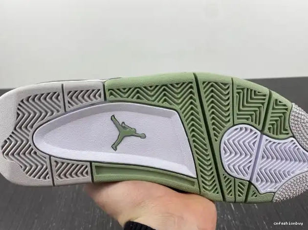 4 WMNS AQ9129-103 Seafoam Jordan Air 0630